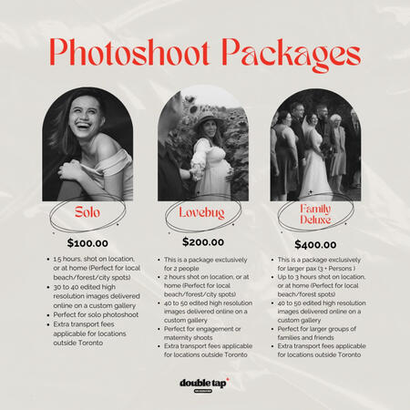 Photoshoot Packages